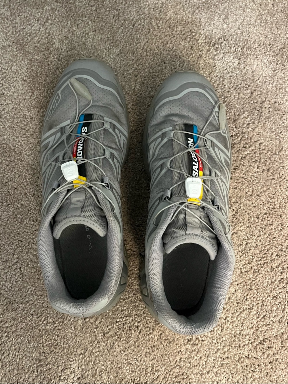 Salomon Gray Trail Shoes